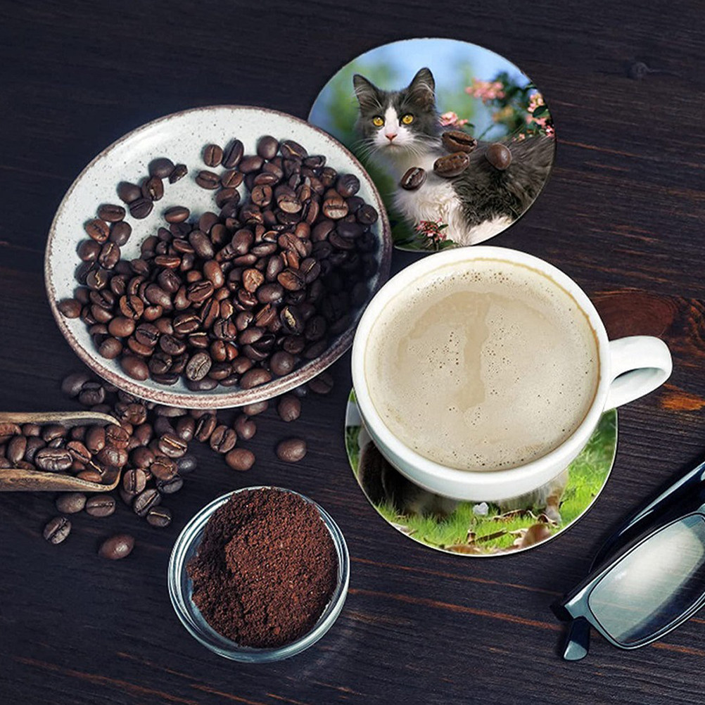 Coaster Sublimation Blank - 50 pièces de dessous de verre