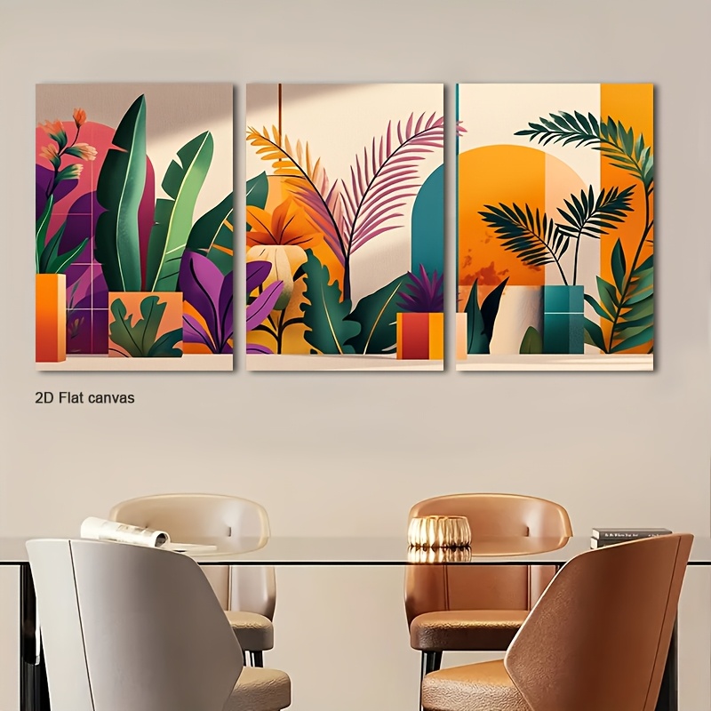 Canvas Wrap Ready - Toile sans cadre 3 pièces, art