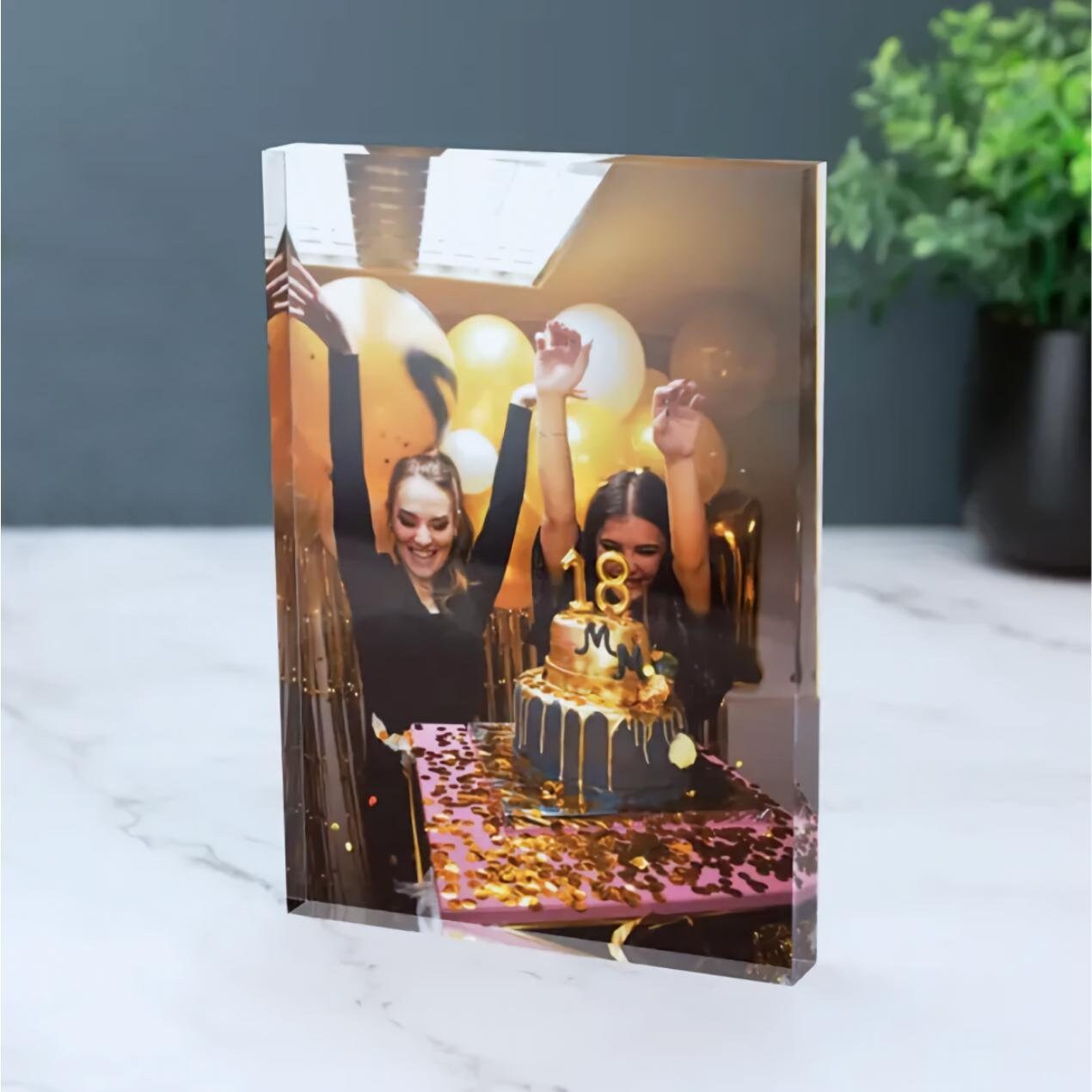 Bloc photo personnalisé en acr - Photo Acrylic Block avis et prix
