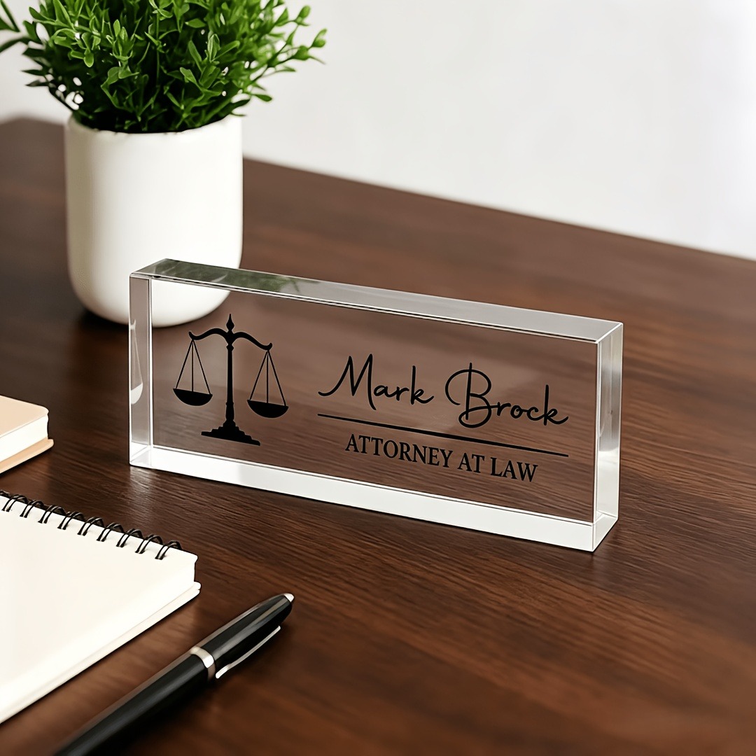 Plaque de nom personnalisée en - Photo Acrylic Block avis et prix