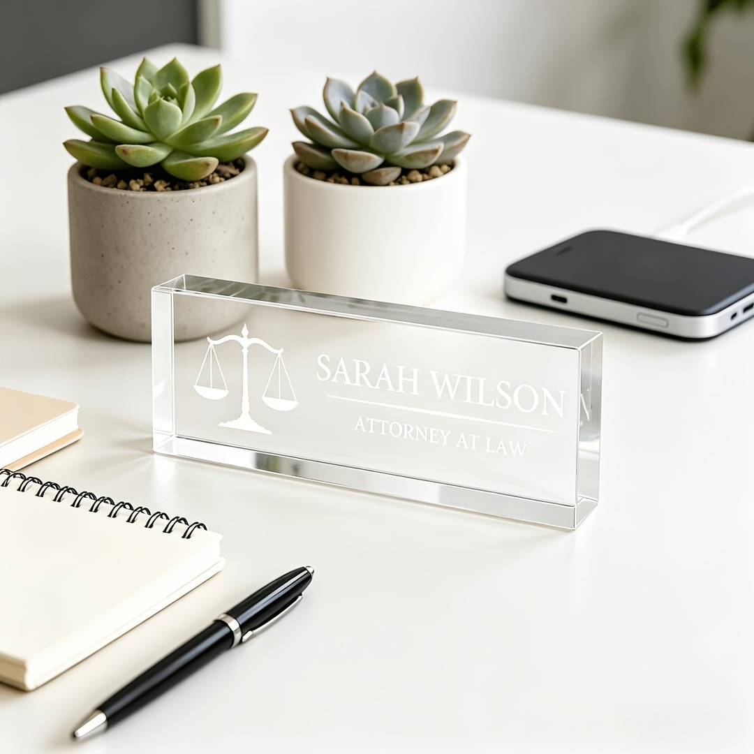 Plaque de nom personnalisée en - Photo Acrylic Block avis et prix