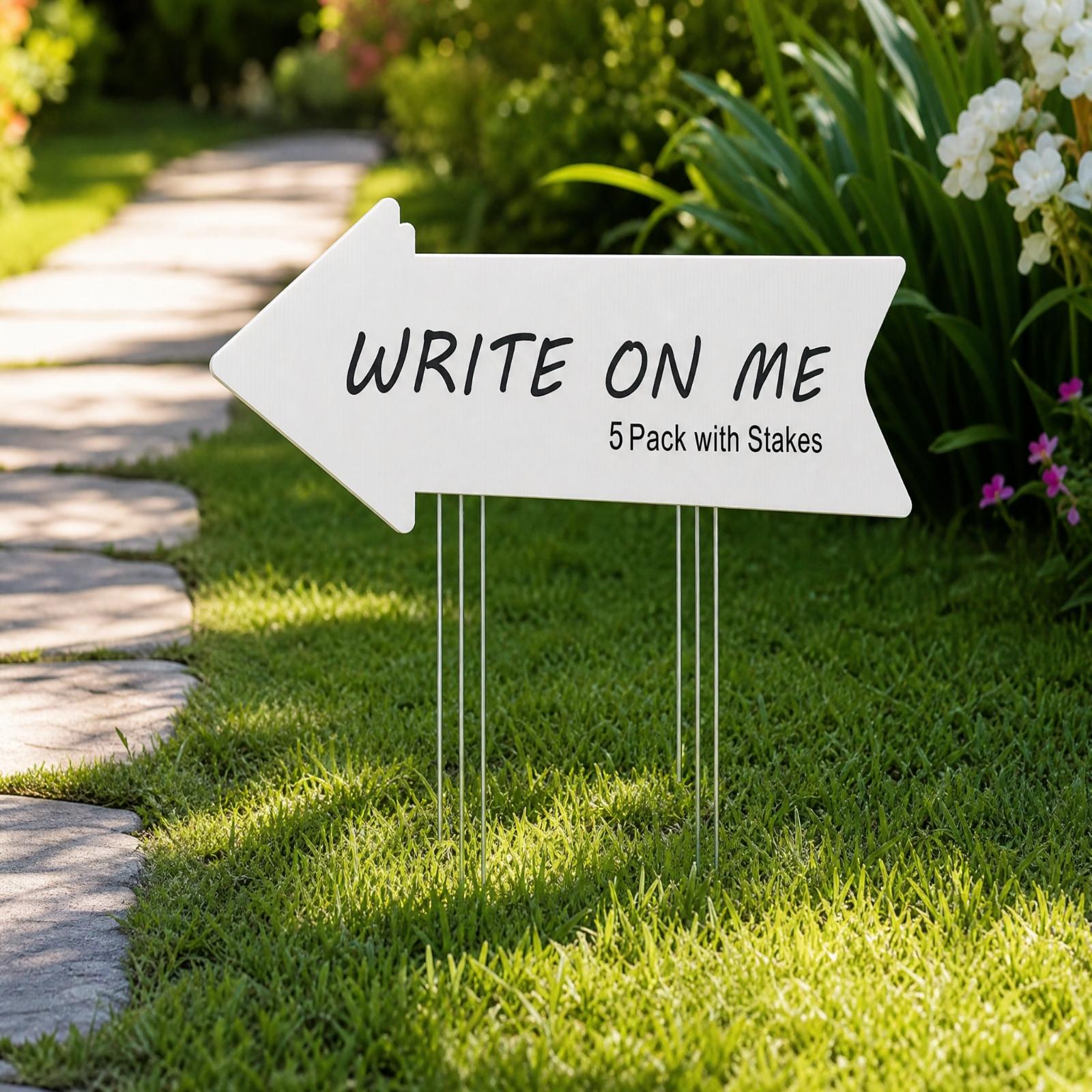 Panneau de jardin vierge en pl - Yard Sign Blank avis et prix