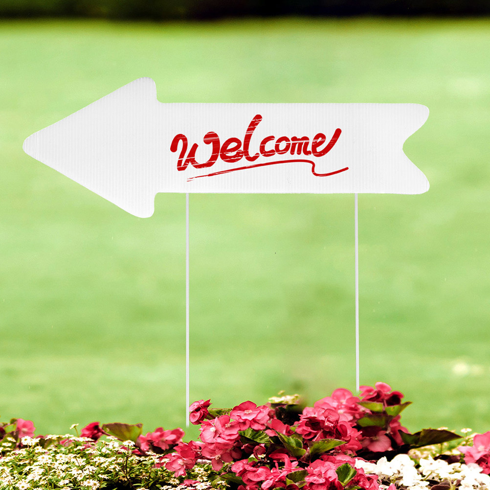 2 pièces, panneaux de jardin e - Yard Sign Blank avis et prix