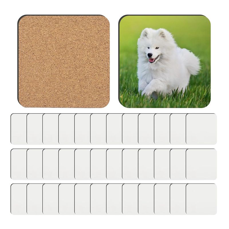 NOUVEAU - EN STOCK - 36 PIÈCES - Coaster Sublimation Blank avis et prix