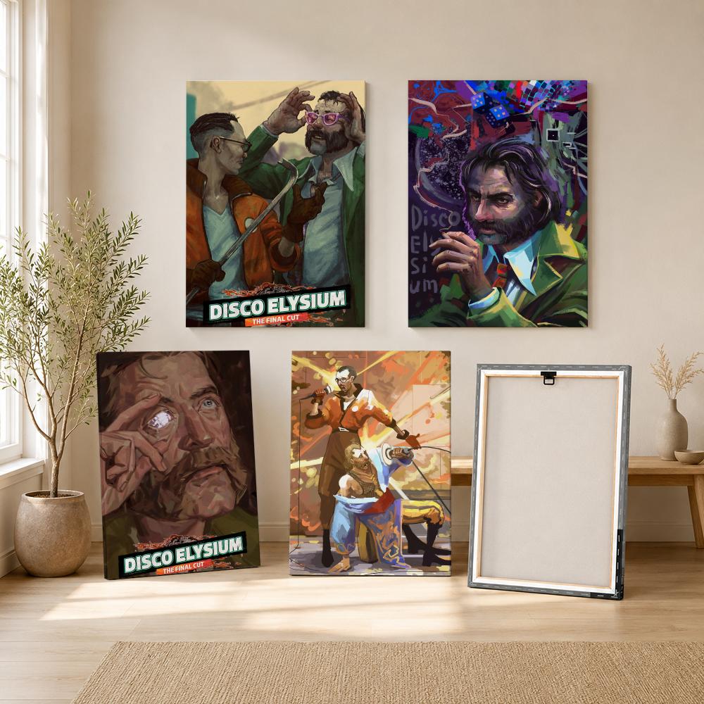 D-Disco Elysium Peinture de Je - Canvas Wrap Ready avis et prix