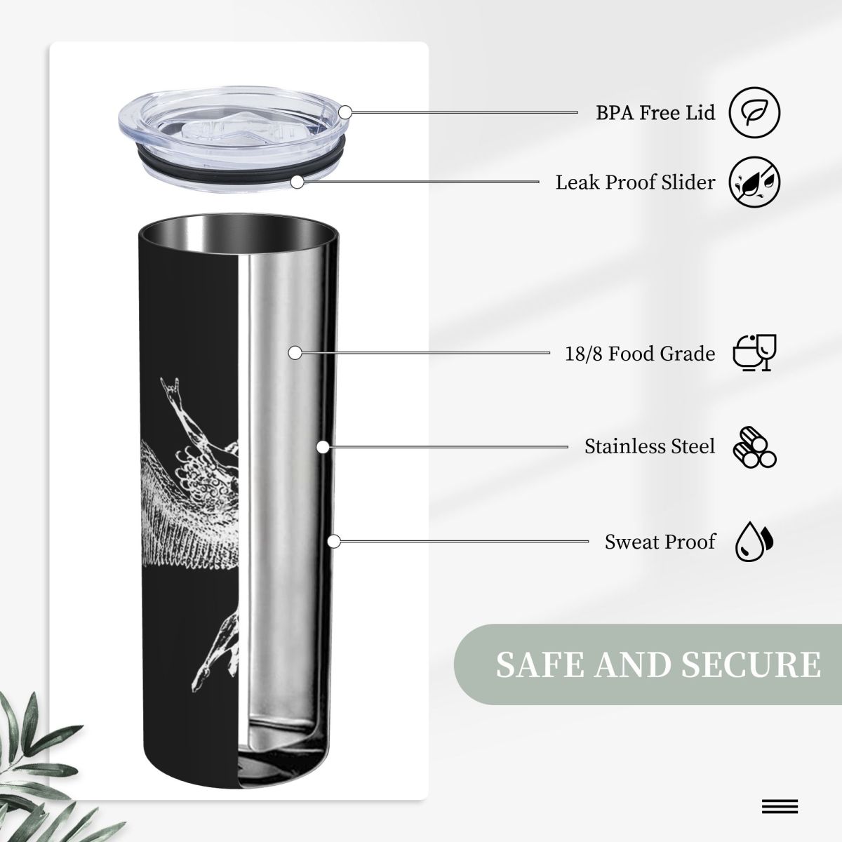 Icarus Throws The Horns - Whit - Tumbler 20Oz White avis et prix