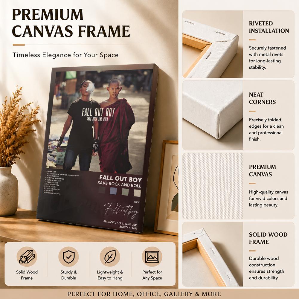 Peinture musicale du groupe de - Canvas Wrap Ready avis et prix