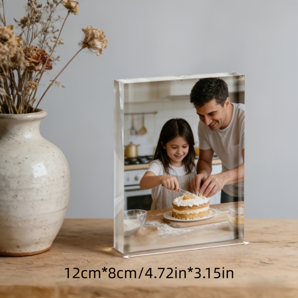 Plaque de bureau personnalisée - Photo Acrylic Block avis et prix