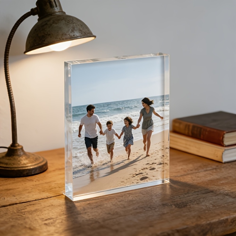 Plaque de bureau personnalisée - Photo Acrylic Block avis et prix